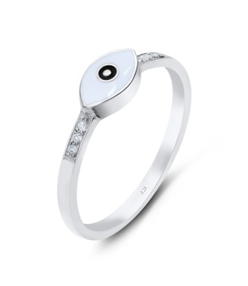 The Eye With CZ Silver Ring NSR-3181